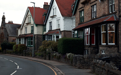 Cute residential houses in England