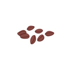 Pine nuts in shells. Fresh dry cedar pinus fruits. Pinoli, pignoli in nutshell. Crunchy food in husk. Healthy snack, eating, superfood. Flat vector illustration isolated on white background