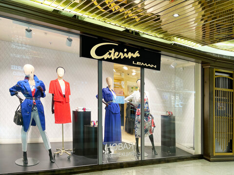 Moscow, Russia, March, 15, 2022. Caterina Leman clothing store in the Okhotny Ryad shopping center. Russia, the city of Moscow