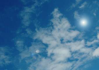 Cloudy sky background