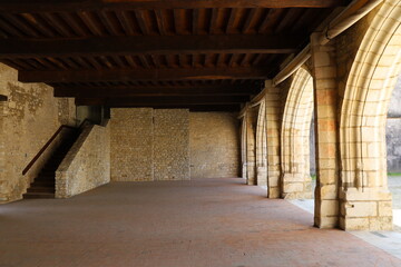 L'ancien couvent des Cordeliers, vue de l'extérieur, ville de Châteauroux, département de l'Indre, France