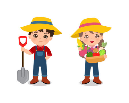 Farmer Kid Cartoon Images – Browse 15,318 Stock Photos, Vectors, and Video  | Adobe Stock