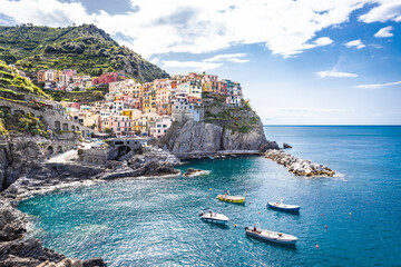 Fototapeta na wymiar Manarola, Cinque Terre, Liguria, Italy