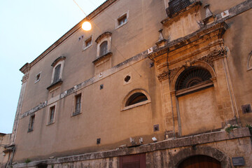 fomer monastery (chiara noto) in noto in sicily (italy)