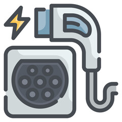 plug line icon