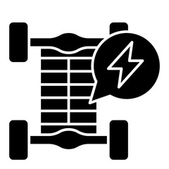 battery glyph icon