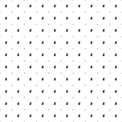 Square seamless background pattern from black industrial pollution symbols are different sizes and opacity. The pattern is evenly filled. Vector illustration on white background