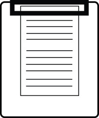 clipboard with list