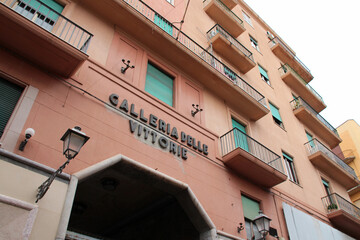 flat buildings in palermo in sicily (italy)