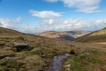 Obraz premium A Cumbrian Landscape on a Sunny Spring Day