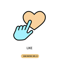 like icons  symbol vector elements for infographic web