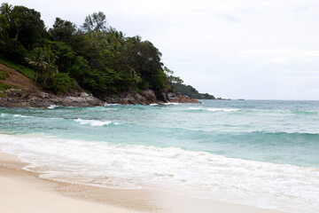 Beautiful beach and sea. Holiday concept.
