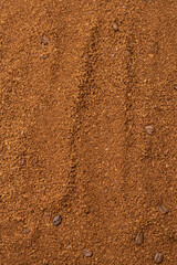 Instant coffee isolated on a background.