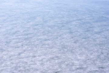 Obraz premium Natural texture of ice, frozen lake as background.