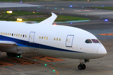 Obraz premium airplane at the airport