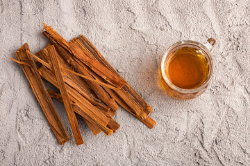 Uncaria tomentosa Amazon climbing plant - healing hot drink