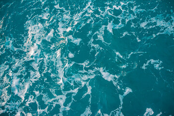 Background shot of aqua sea water surface