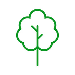 Tree vector green icon