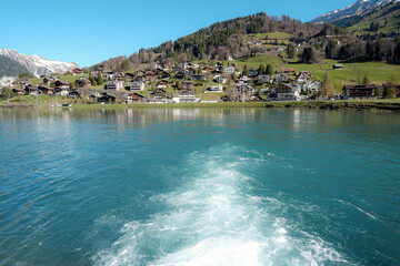 Lake in mountains, Engelberg, Switzerland