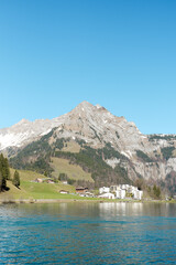 lake in the mountains, Engelberg, Switzerland 