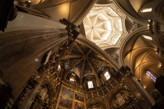 Valencia Spain gothic cathedral church