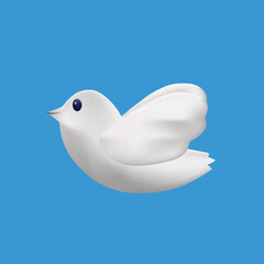 realistic bird vector art illustration