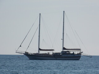 sailboat in the sea