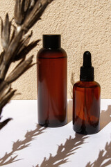 Serum, face oil. Tonic, extract. Facial care.