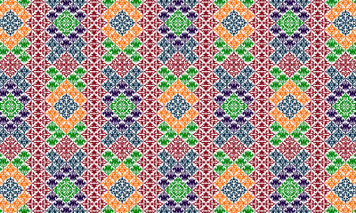 seamless pattern ethnic vector background