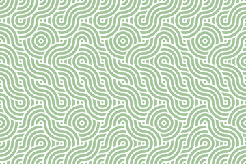 幾何学 抽象 緑 白 波 ベクター 背景