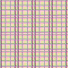 Seamless pattern. Color pattern in a cage for fabric. Simple seamless design with a checkered pattern for decorating wallpaper, wrapping paper, fabric, background, etc. Background wallpaper, textiles,