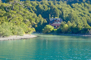 House in Puerto Blest by Lake Nahuel Huapi in Argentina