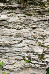 The Old Stone Texture with scratches , cracks and moss