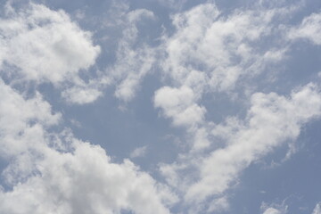 blue sky with clouds