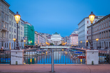 Beautiful Trieste at Dusk. Italy