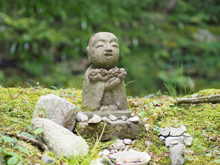 Fototapeta premium わらべ地蔵 京都 大原 三千院