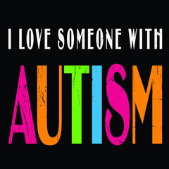 3D Autism Graphic Tshirt Design, Autism Awareness Day SVG, Autism awareness t-shirts design, Autism Vector Illustrator