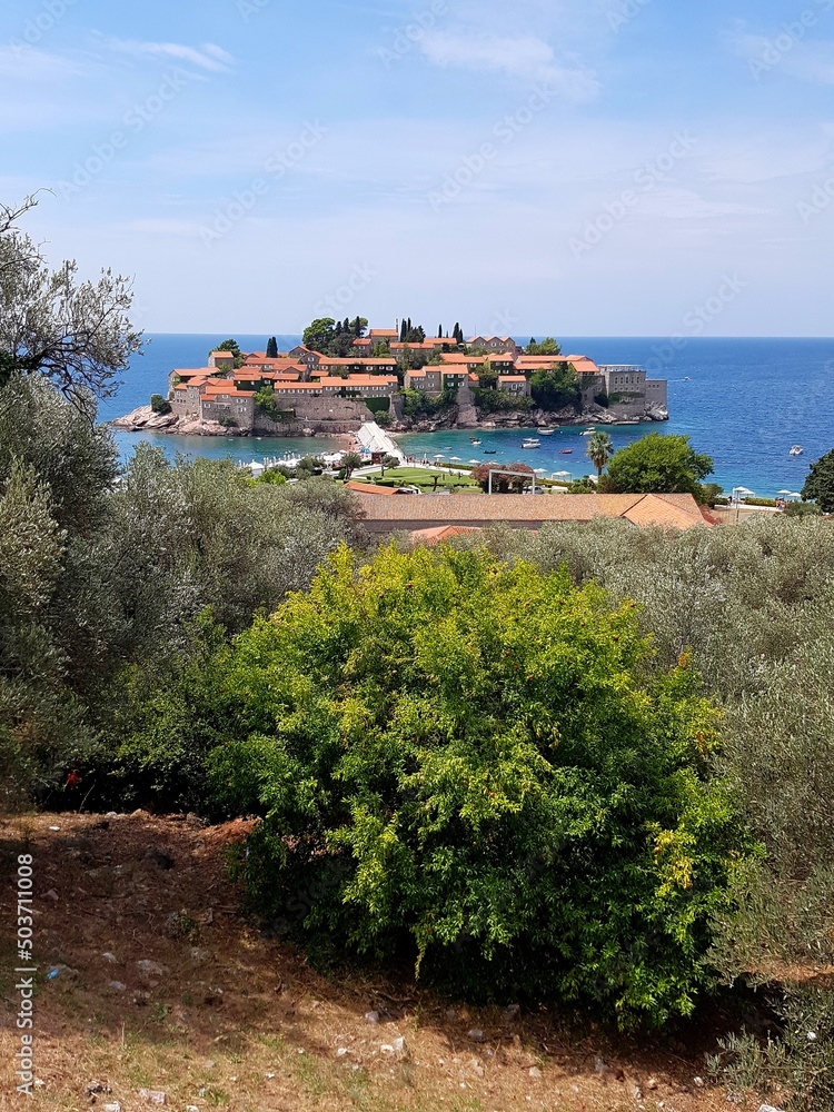 Poster sveti stefan, monténégro