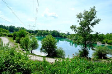 Obraz premium LAC DE PECHE AIN