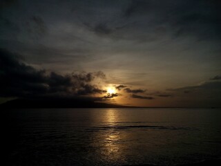 Obraz premium Beautifull sunset over the sea