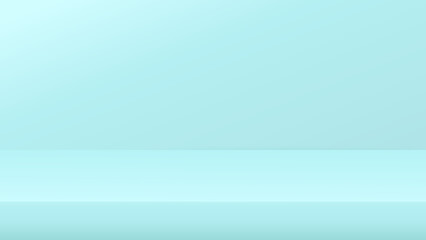 Empty tabletop on blue background. Empty shelf for your product placement. Vector illustration