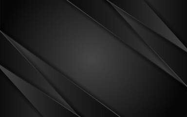 Abstract dynamic black background design