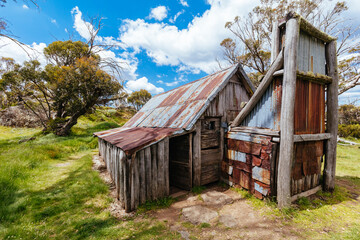 Wallace Hut near Falls Creek in Australia