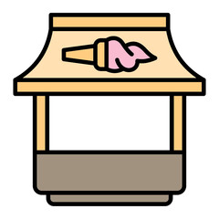 Icecream Stall Icon
