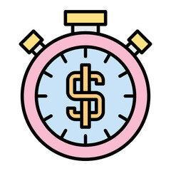 Time Is Money Icon