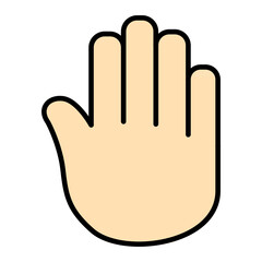 Obraz premium Hold Icon