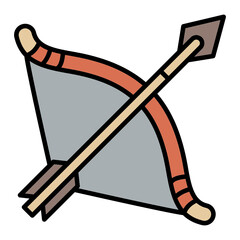 Bow And Arrow Icon