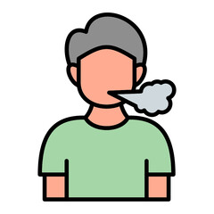 Dry Cough Icon