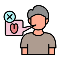 Loss Of Sense Of Taste Icon