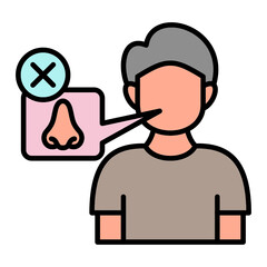 Loss Of Sense Of Smell Icon